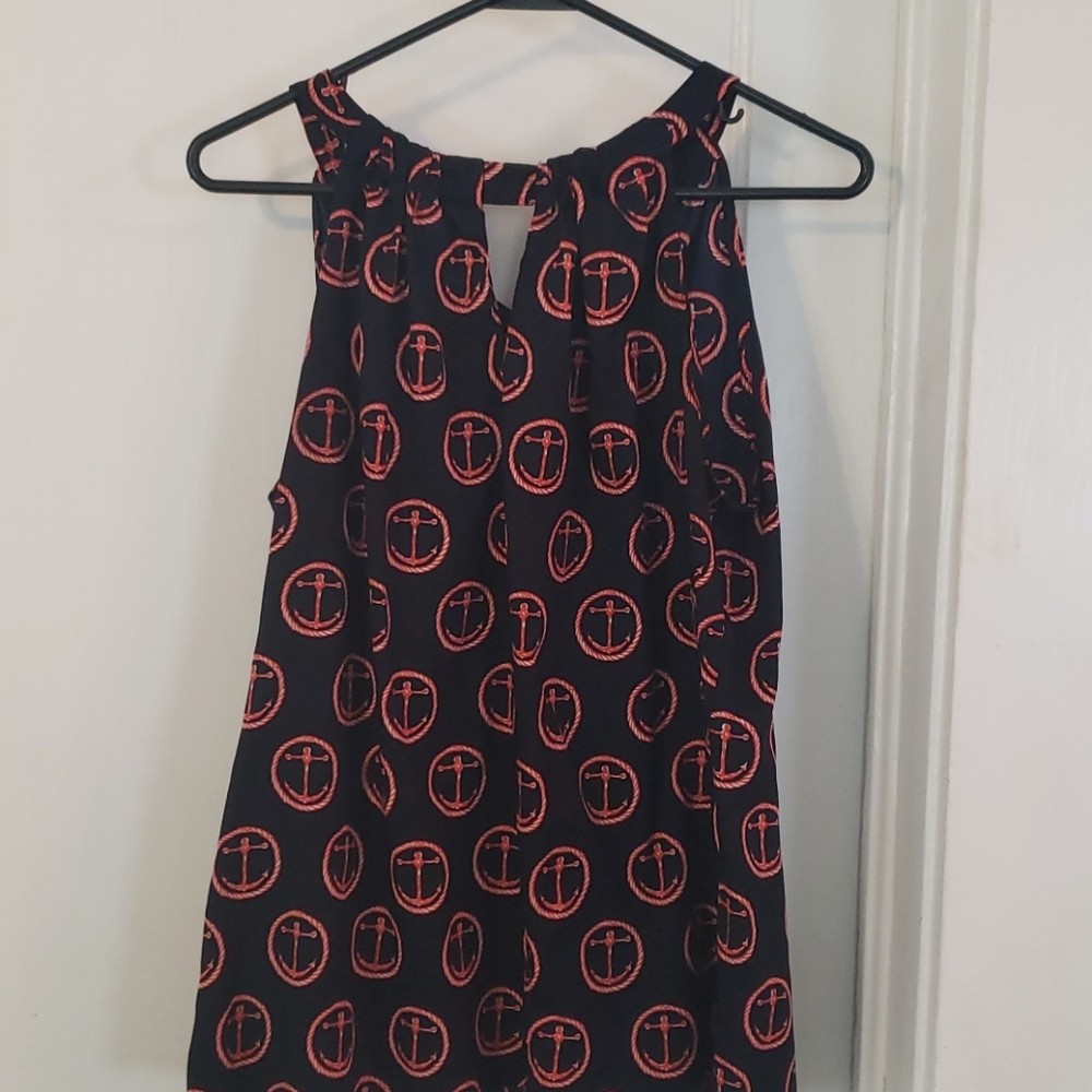 The Limited- Halter sailor- Navy anchor theme